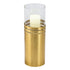 Dimple Ring Candle Holder - Gold
